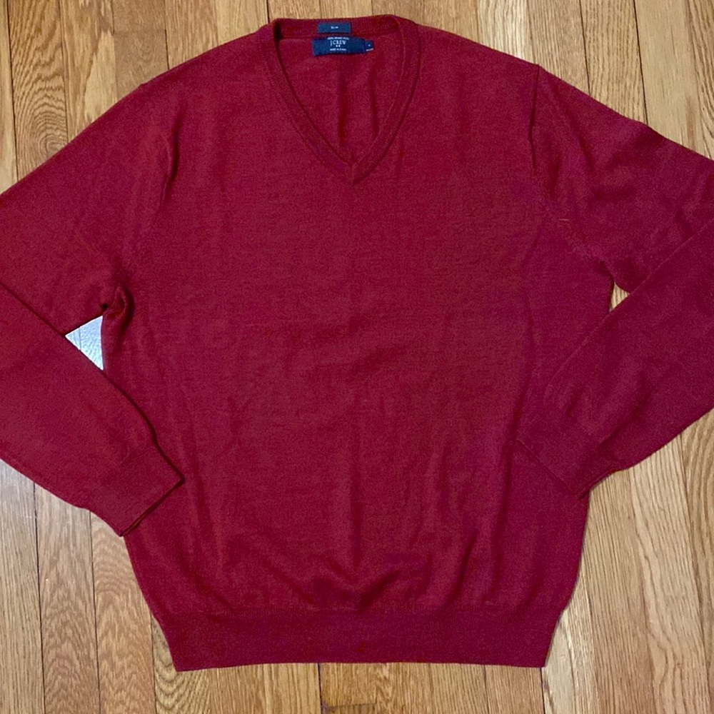 J Crew Factory Mens V neck Sweater